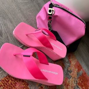 Alexander Wang purse and sandals for sale‼️